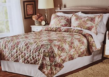 (1) Brand New MAINSTAYS Bedroom Quilt