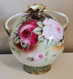 Antique Ornate Porcelain FLOWER VASE