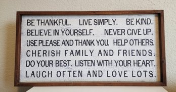 Inspirational Hanging WALL Decor