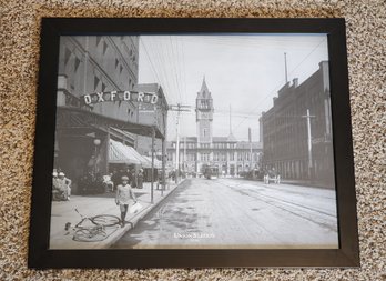 Framed Print Of 1890's Union Station