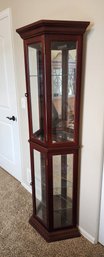 Vintage Curio Display Cabinet