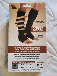 Brand New Copper Infused Fabric Compression Socks