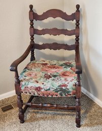 Vintage French Country Style Ladderback Chair