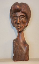 Vintage A.O. STENGER Original Wood Post Sculpture