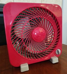 Pink 9' Personal Box Fan