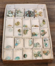 Huge Assortment Of Rough Unpolished Turquiose Mineral Stones #A214