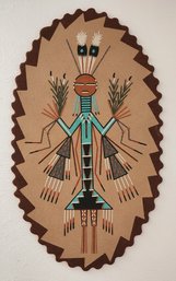 Vintage New Mexico Sand Painting SIGNED By Artist