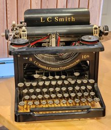 Antique LC SMITH AND CORONA Typewriter