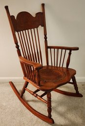 Antique Wooden Rocking Chair