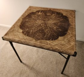 Vintage Folding Legs Card Table