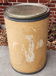 Large Storage Barrel With Lid