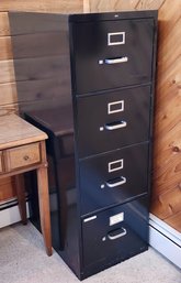 Vintage Tall Metal File Cabinet