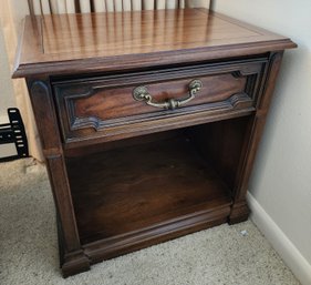 Vintage Siena Style DREXEL Side Table #1