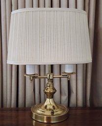 Vintage Brass Table Lamp Dual Ballast