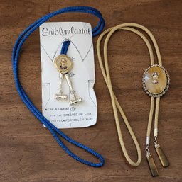 (2) BPOE Theme Bolo Ties