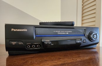 PANASONIC VCR Player With Remote