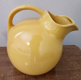 Yellow Ceramic Mid Century Modern Pitcher