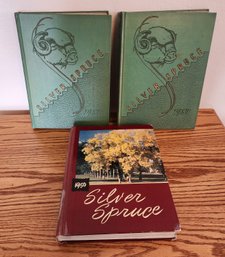 (3) Vintage SILVER SPRUCE Colorado A&M Yearbooks