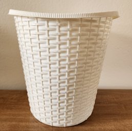 Vintage Mid Century Modern FESCO Woven Style Wastebasket