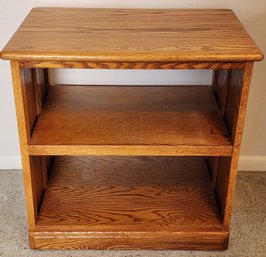 Vintage Pressed Wood Display Cabinet