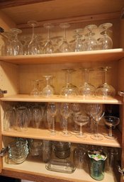 Huge Assortment Of Beverage Glasses