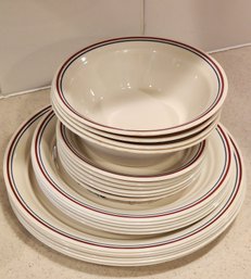 Assortment Of Vintage CORELLE Dining Plates And Bowls