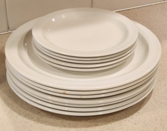 Assortment Of Stoneware Dining Plates