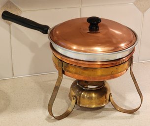 Vintage Copper Chafing Dish