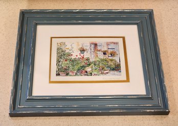 Vintage AARON BROTHERS Framed Art Print SIGNED