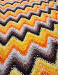 Vintage Handmade Woven Blanket