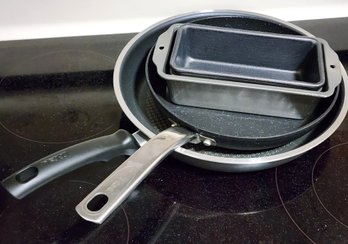 Assortment Of Cookware Essentials Pans