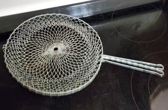 Large Metal Boiling Or Frying Basket
