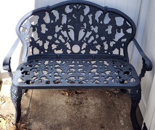 Vintage Metal Garden Outdoor Bench