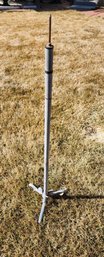 Vintage Metal Stake Point On Stand