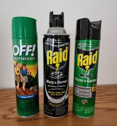 (3) Pest Control Spray Selections