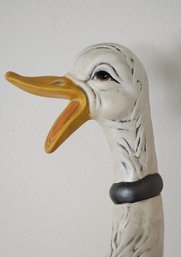 Vintage Large Ceramic Handpainted Duck
