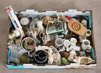 Box Tray FULL Of Fun Treasures Home Decor Collectibles