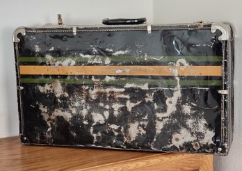 Vintage Metal Suitcase Trunk