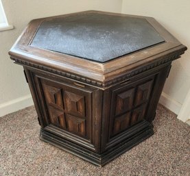 Vintage Wooden Side Table #2