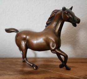 Vintage Metal Horse Sculpture