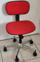 Vintage Red Office Chair