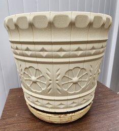 Large Plastic Vintage Garden Flower Pot