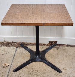 Vintage Mid Century Modern Table Base With Pressed Wood Top