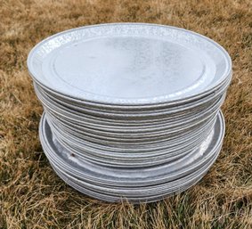 Bundle Of LARGE Aluminum Serving Platters