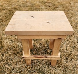 Vintage Handmade Wooden Table #2