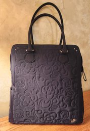 Vintage Black VERA BRADLEY Handbag Purse