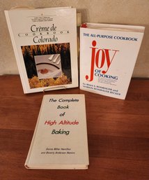 Assortment Of (3) Hardback Cookbooks