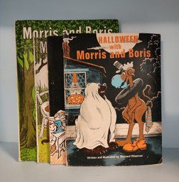 Vintage Children's Hardback Books Feat. HALLOWEEN WITH MORRIS AND BORIS