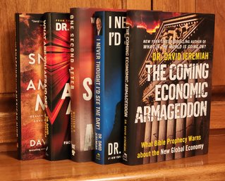Assortment Of Hardback Books Feat. The Coming Economic Armageddon