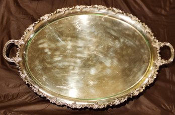 Vintage ALPACCA Serving Tray With Handles